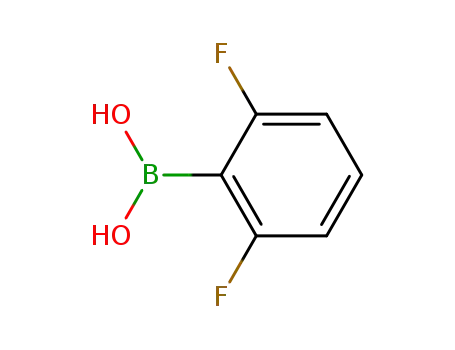 Molecular Structure of 162101-25-9 (2,6-Difluorophenylboronic acid)