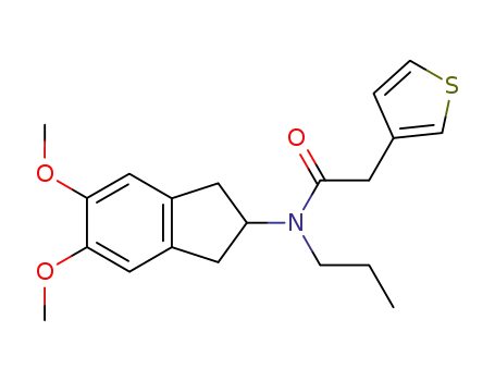 N-(5,6-dimethoxy-indan-2-yl)-N-propyl-2-thiophen-3-yl-acetamide
