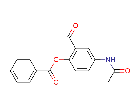 2-acyl-4-acetamidophenyl benzoate