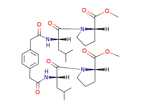 1,4-phenylenedi(acetyl-L-leucyl-L-proline methyl ester)