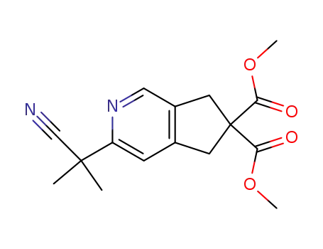 3-(cyanodimethylmethyl)-5,7-dihydro-[2]pyrindine-6,6-dicarboxylic acid dimethyl ester