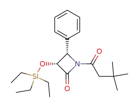 (3R,4S)-1-neopentylcarbonyl-4-phenyl-3-triethylsilyloxyazetidin-2-one