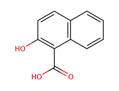 Molecular Structure of 2283-08-1 (2-HYDROXY-1-NAPHTHOIC ACID)