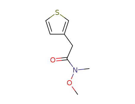 N-methoxy-N-methyl-2-(thiophen-3-yl)acetamide