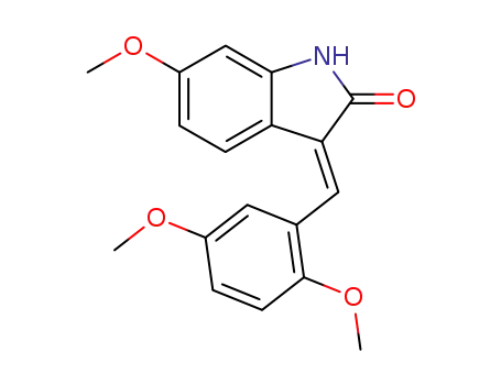 3-[1-(2,5-Dimethoxy-phenyl)-meth-(E)-ylidene]-6-methoxy-1,3-dihydro-indol-2-one