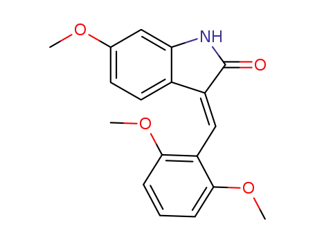 3-[1-(2,6-Dimethoxy-phenyl)-meth-(E)-ylidene]-6-methoxy-1,3-dihydro-indol-2-one