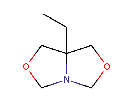 Molecular Structure of 7747-35-5 (5-ETHYL-1-AZA-3,7-DIOXABICYCLO[3.3.0]OCTANE)