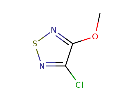 Molecular Structure of 5728-16-5 (3-Chloro-4-methoxy-1,2,5-thiadiazole)