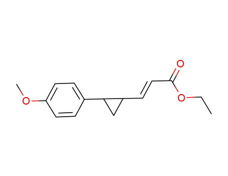 ethyl (2E)-3-[2-(4-methoxyphenyl)cyclopropyl]prop-2-enoate