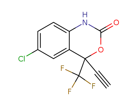 (+/-) 6-chloro-4-ethynyl-4-(1,1,1-trifluoromethyl)-1,4-dihydro-2H-3,1-benzoxazin-2-one
