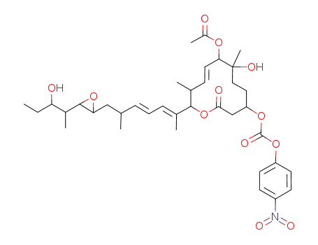 (8E,12E,14E)-7-acetoxy-6,21-dihydroxy-6,10,12,16,20-pentamethyl-3-(4-nitrophenoxycarboxy)-18,19-epoxytricosa-8,12,14-trien-11-olide