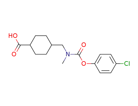 trans-4-{[(4-chloro-phenoxy-carbonyl)-methyl-amino]-methyl}-cyclohexanecarboxylic acid