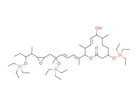 (8E,12E,14E)-7-hydroxy-6,10,12,16,20-pentamethyl-3,16,21-tris(triethylsiloxy)-18,19-epoxytricosa-8,12,14-trien-11-olide