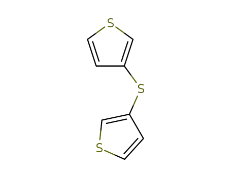 Molecular Structure of 3807-38-3 (3-thiophen-3-ylsulfanylthiophene)