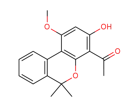 1-(3-hydroxy-1-methoxy-6,6-dimethyl-6H-benzo[c]chromen-4-yl)-ethanone