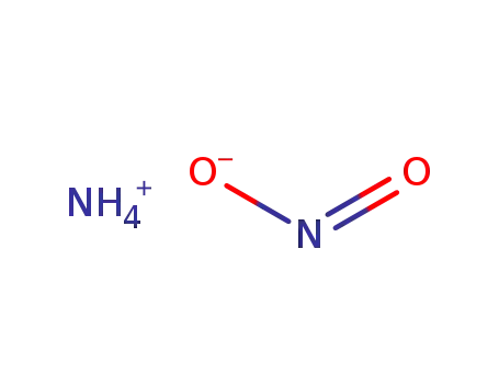 Molecular Structure of 13446-48-5 (AMMONIUM NITRITE, 20% SOLN)