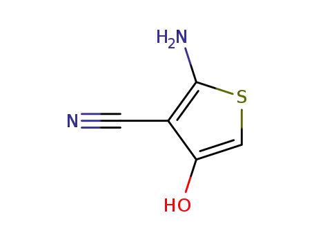 2-amino-3-cyano-4-hydroxythiophene