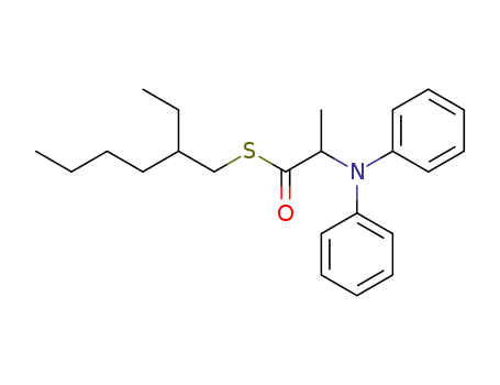 2-Ethylhexyl N,N-diphenylaminomethylthioacetate
