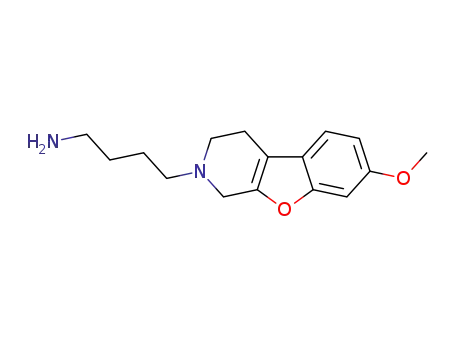 3,4-dihydro-7-methoxybenzofuro[2,3-c]pyridine-2(1H)-butanamine