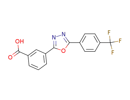 3-[5-(4-trifluoromethylphenyl)-1,3,4-oxadiazol-2-yl]benzoic acid