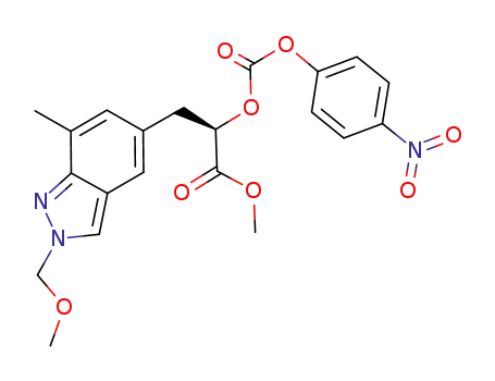 (R)-methyl 3-(2-(methoxymethyl)-7-methyl-2H-indazol-5-yl)-2-((4-nitrophenoxy)carbonyloxy)propanoate