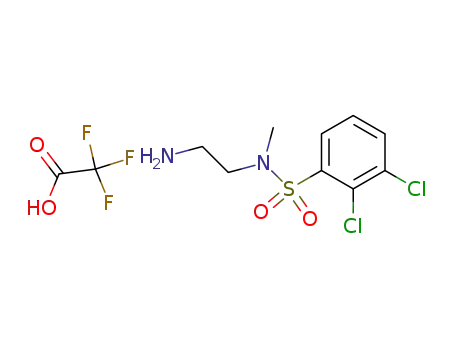 N-(2-aminoethyl)-2,3-dichloro-N-methylbenzenesulphonamide trifluoroacetate