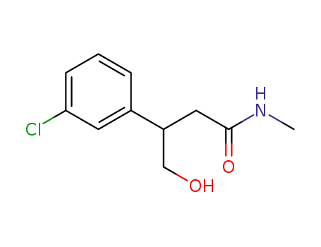 (S)-3-N-methylcarbamoyl-2-(m-chlorophenyl)propanol