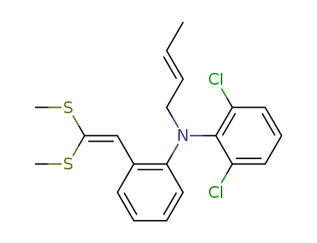 1,1-bis(methylthio)-2-[o-(N-crotyl-2,6-dichloroanilino)phenyl]ethylene