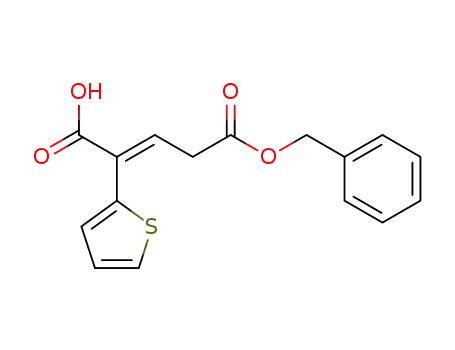 2-(2-Thienyl)-4-benzyloxycarbonyl-2-butenoic acid