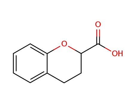 Molecular Structure of 51939-71-0 (CHROMANE-2-CARBOXYLIC ACID)