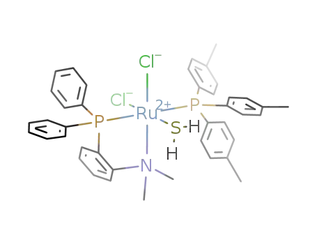 RuCl2(o-(diphenylphosphino)-N,N-dimethylaniline)(P(p-tolyl)3)(SH2)