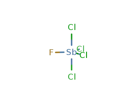 Molecular Structure of 14913-58-7 (ANTIMONY TETRACHLOROMONOFLUORIDE)