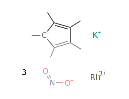 K[Rh(pentamethylcyclopentadienyl)(NO2)3]