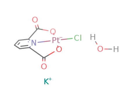 potassium chloro(pyridine-2,6-dicarboxylato)platinate(II) hydrate