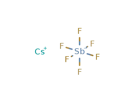 Molecular Structure of 16949-12-5 (CAESIUM HEXAFLUOROANTIMONATE)
