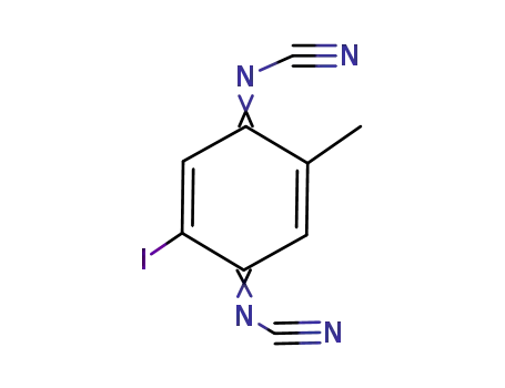 N,N'-dicyano-2-iodo-5-methyl-1,4-benzoquinonediimine