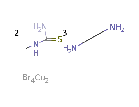 2CuBr2*3(ethylenediamine)*2(N-methylthiourea)