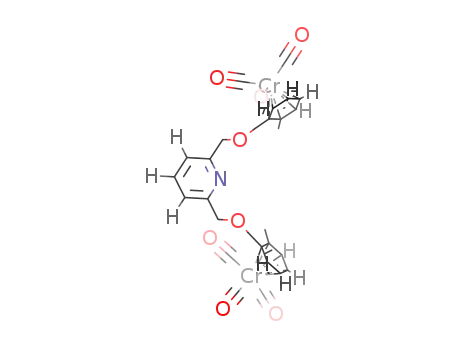 pyridine-2,6-{o-CH2OCH2C6H4(CH3)(Cr(CO)3)}2
