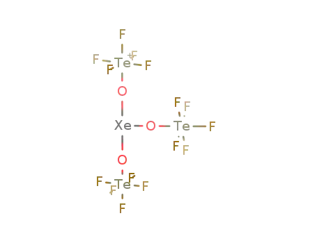 Xe(OTeF5)3(1+)