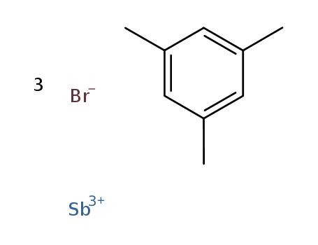 (1,3,5-trimethylbenzene)tribromoantimony(III)