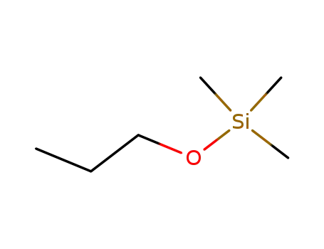 Molecular Structure of 1825-63-4 (Trimethyl(propoxy)silane)