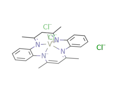 [(5,7,12,14-tetramethyldibenzo[b,i][1,4,8,11]tetraazacyclotetradecinate(1-))VCl2]Cl
