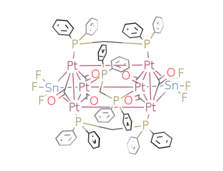 [Pt6(μ3-SnF3)(μ-CO)6(μ-dppm)3]