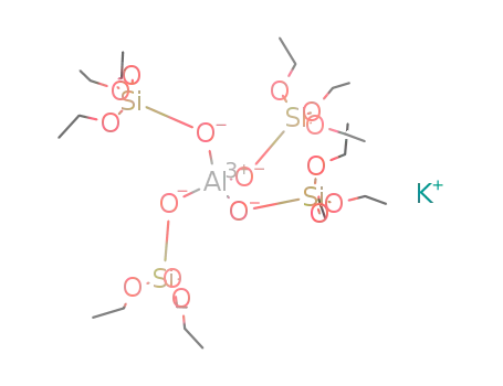 potassium tetrakis(triethoxysiloxy)aluminates