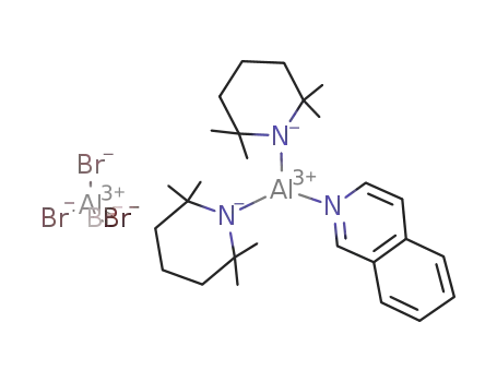 (2,2,6,6-tetramethylpiperidino)2Al(isoquinoline) tetrabromoaluminate