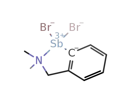 [2-(dimethylaminomethyl)phenyl]antimony(III) dibromide