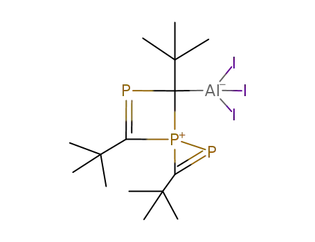 2,4,6-tri-tert-butyl-1,5-diphospha-3-phosphoniaspiro[3.4]hexa-1,4-dien-6-yl triiodoaluminate