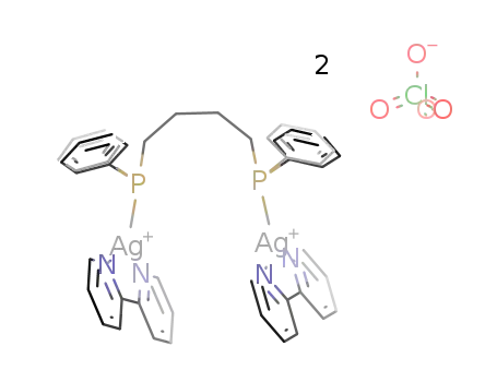[Ag2(2,2'-bipyridyl)2(dppb)][ClO4]2