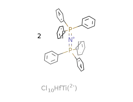 di[bis(triphenylphosphanyl)iminium] decachloridohafnatetitanate