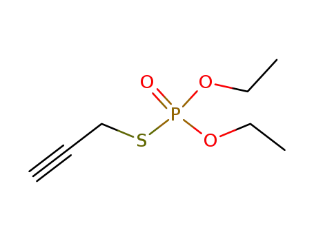 Molecular Structure of 3309-78-2 (O,O-diethyl S-prop-2-yn-1-yl phosphorothioate)